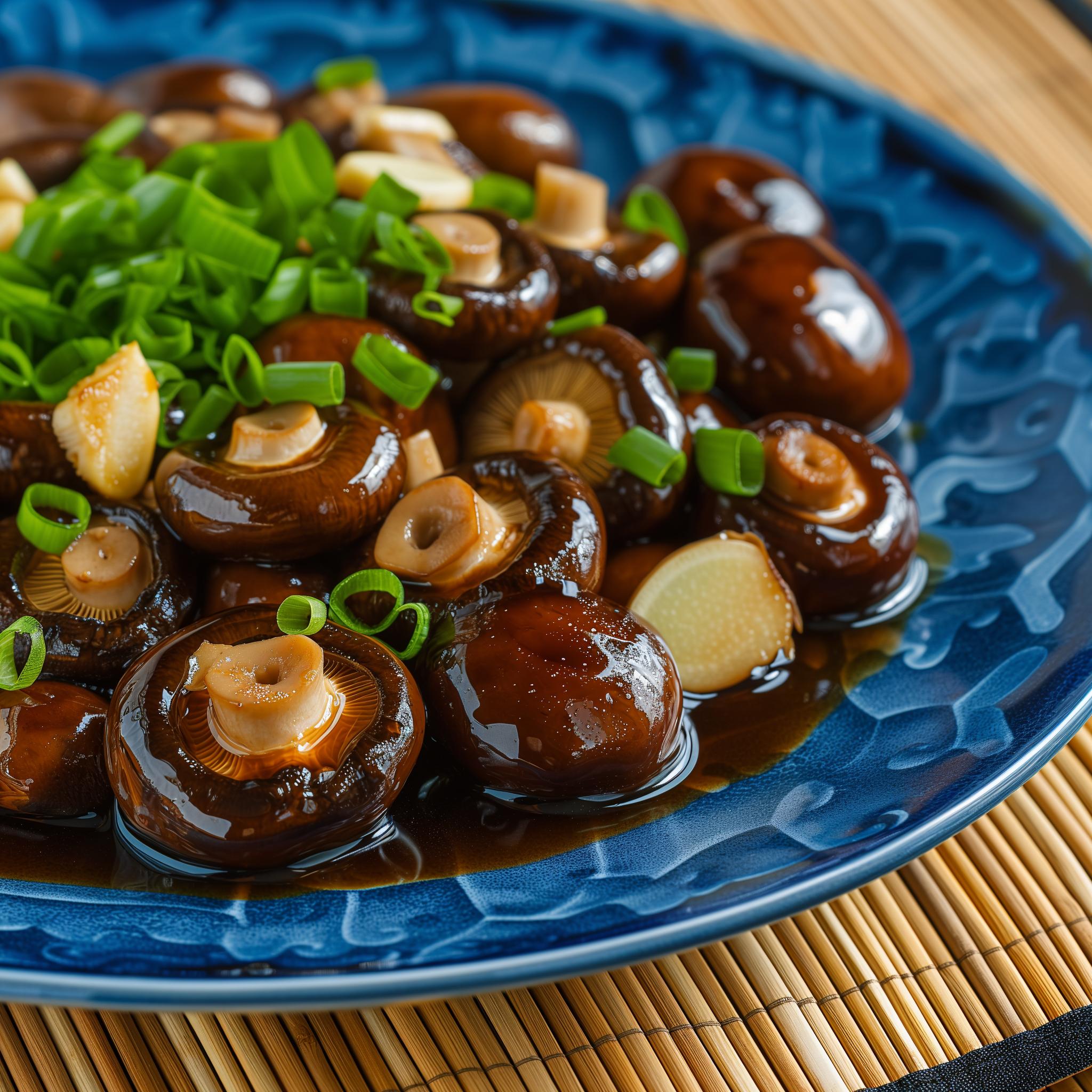 Braised Shiitake Mushrooms