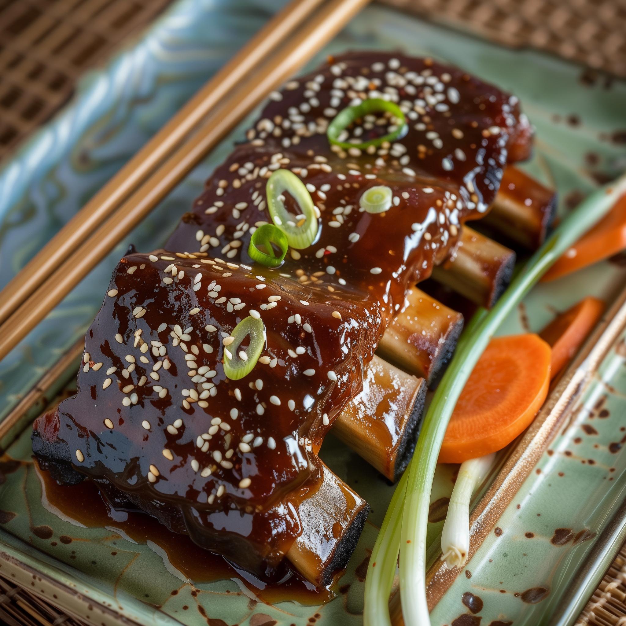 Honey-Soy Braised Short Ribs (갈비찜)