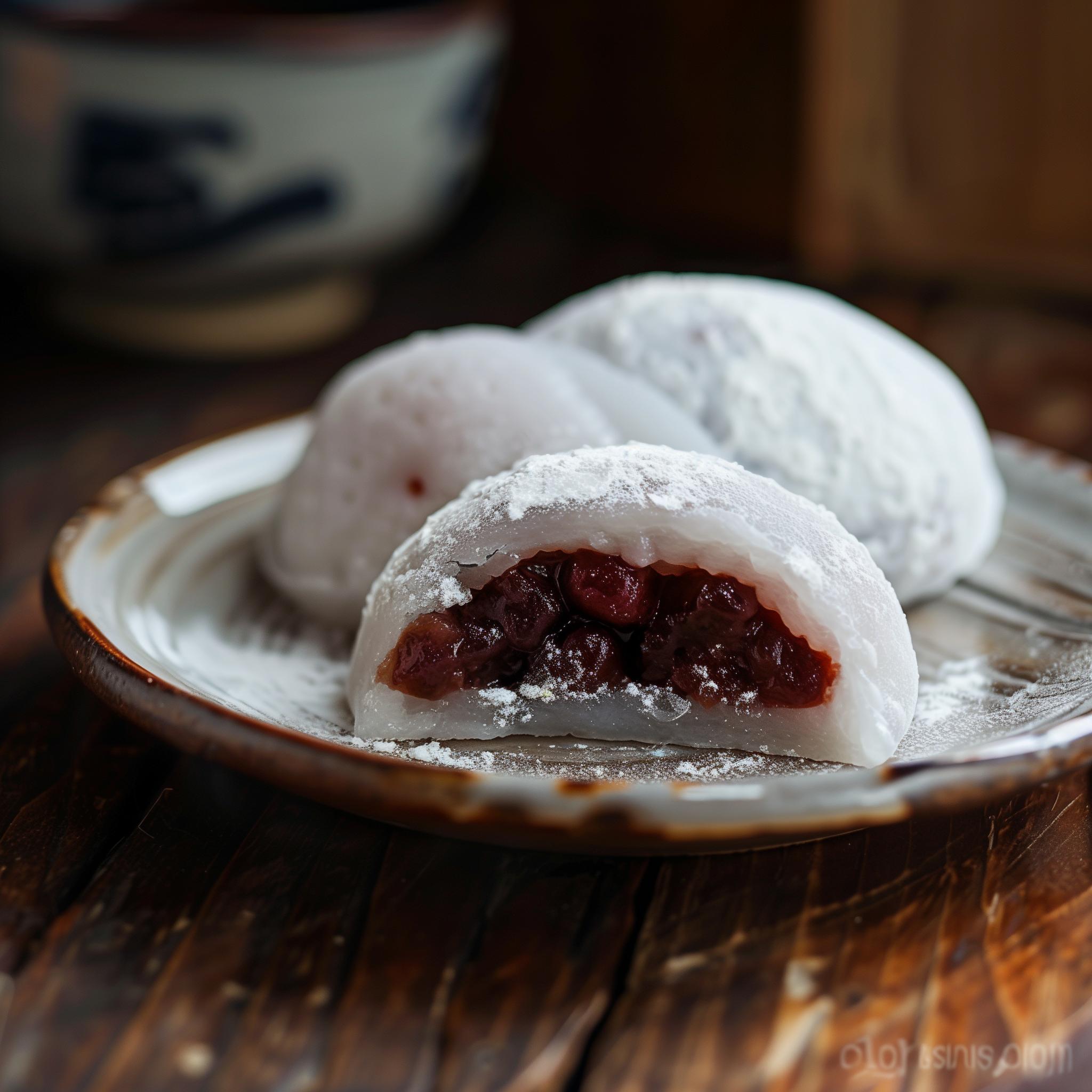 Sweet Red Bean Mochi (찹쌀떡)